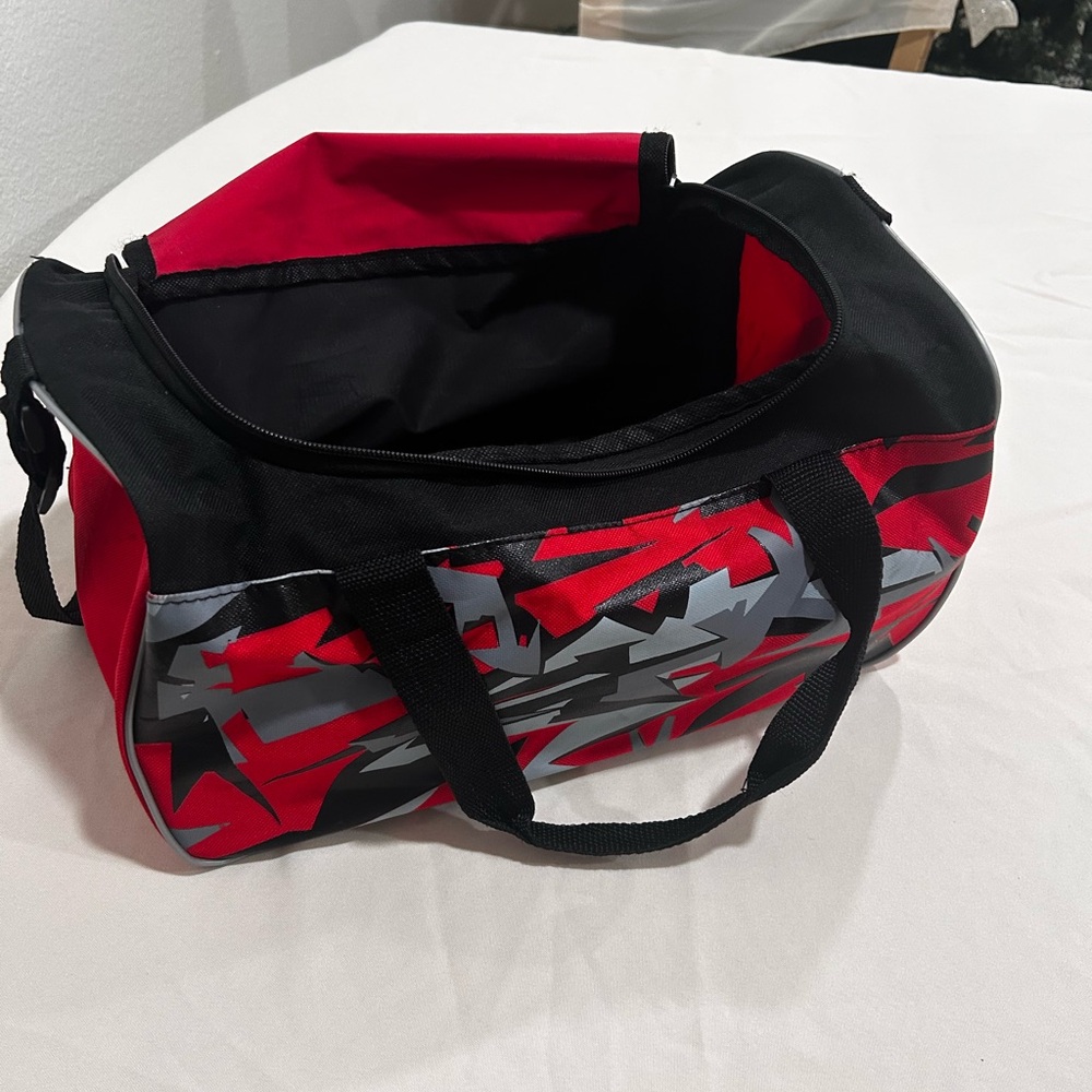 Red Black & Grey Kids Workout Bag